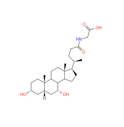 甘氨鵝脫氧膽酸CAS: 640-79-9
